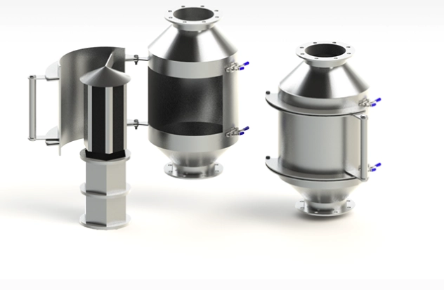 Bullet magnets for grains and powders