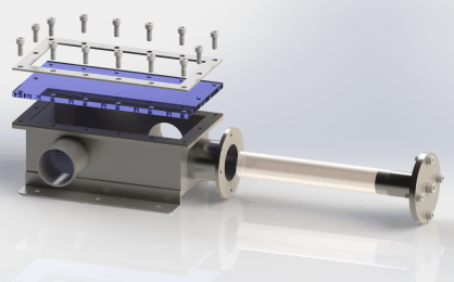 Custom inline fluid trap magnet for hydraulic oil